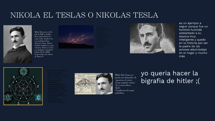 NIKOLA EL TESLAS O NIKOLAS TESLA by Renzo Rivas on Prezi