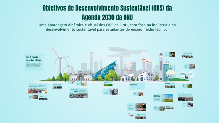 Objetivos de Desenvolvimento Sustentável (ODS) da Agenda 2030 da ONU by ...