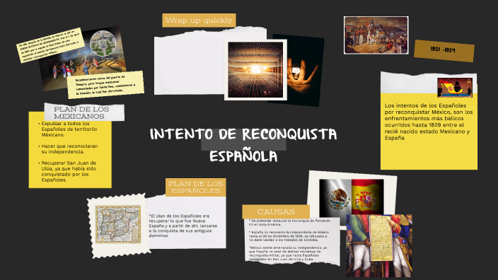 INTENTO DE RECONQUISTA ESPAÑOLA by Elena Luna on Prezi