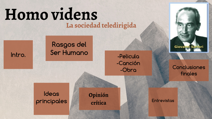 Homo videns (La sociedad teledirigida) by Carlos Martinez Lopez on Prezi