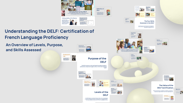 Understanding the DELF: Certification of French Language Proficiency by ...