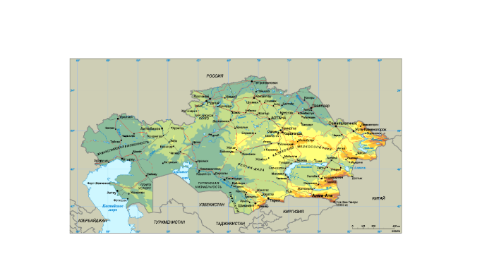 Прикаспийская низменность на контурной карте 5 класс