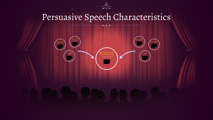 persuasive speech characteristics