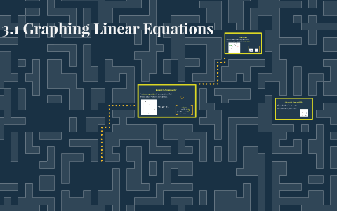 3.1 Graphing Linear Equations by Kate Griffith on Prezi