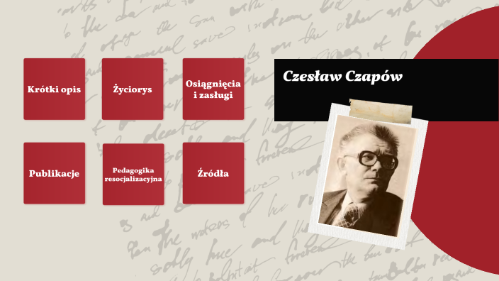 Czesław Czapów by Ewa Cz. on Prezi