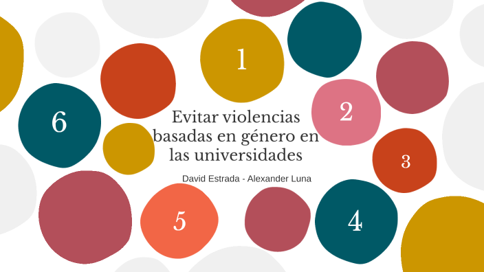 Evitar Violencias Basadas En Género En Las Universidades By David ...