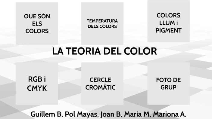 LA TEORIA DEL COLOR by Mariona Artigas on Prezi