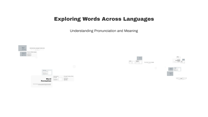 Exploring Words Across Languages by Taleen Balshi on Prezi