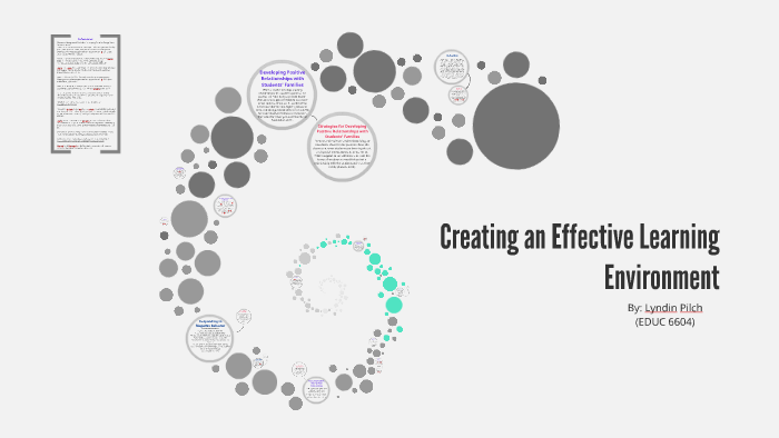 Creating an Effective Learning Environment by Lyndi Pilch on Prezi
