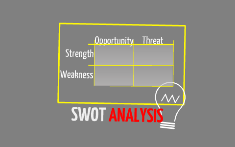SWOT analysis by A C on Prezi