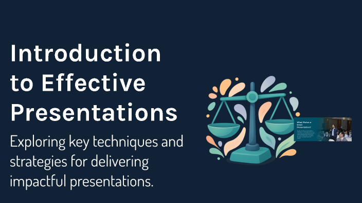 Introduction to Effective Presentations by JAKE EVANS on Prezi