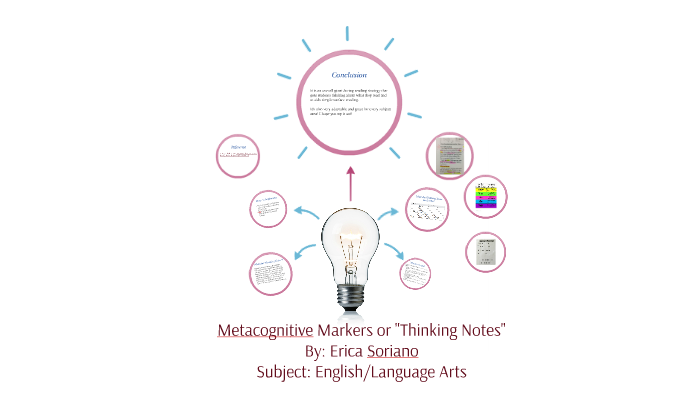 Meta-cognitive Markers or "Thinking Notes" by Erica Steinberg on Prezi