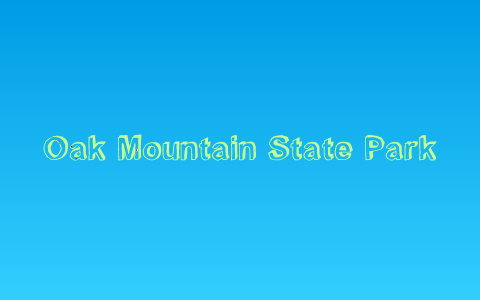 Oak Mountain State Park by Hayden Dooley