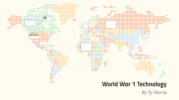 what role did technology play in world war 1