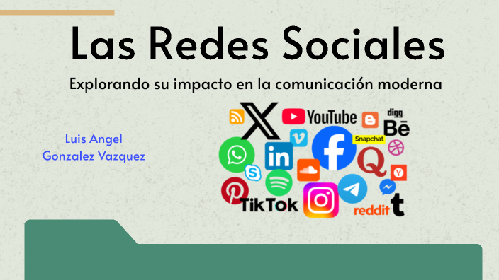 Presentación sobre las redes sociales by Luis Angel Gonzalez Vazquez on ...