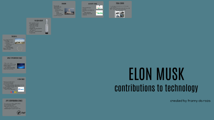 Elon Musk: Contributions to Technology by Franny da Roza on Prezi