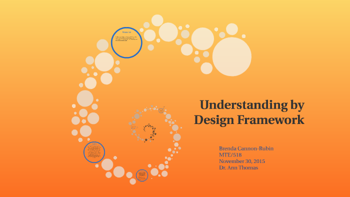 Understanding By Design Framework By