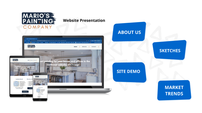 Mario's Painting Company Website Presentation by Donna Racher-Cazares on Prezi