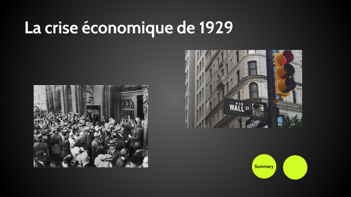 La crise economique de 1929 by Belinda Aydogmus on Prezi