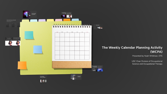 Understanding the Weekly Calendar Planning Activity (WCPA) by Noah
