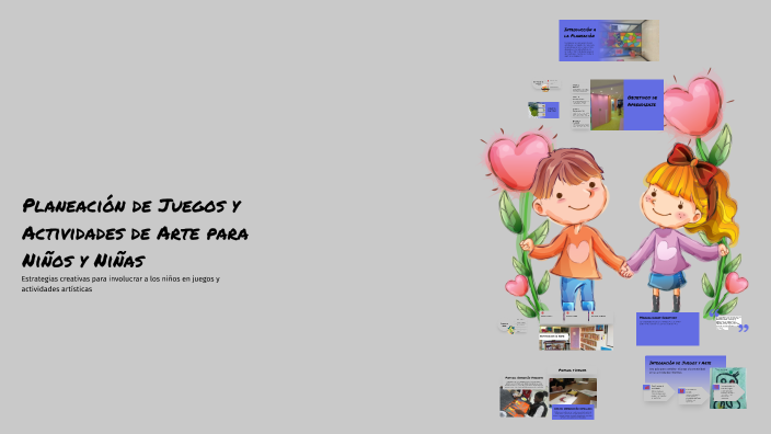 Planeación de Juegos y Actividades de Arte para Niños y Niñas by Tania ...