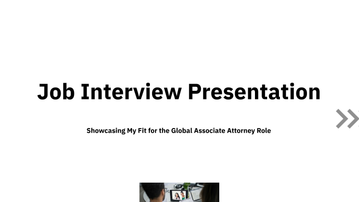 Job Interview Presentation by Jessica Mizrahi on Prezi