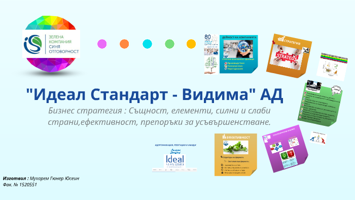 \"ИДЕАЛ СТАНДАРТ - ВИДИМА\" АД by Muharem Yusein