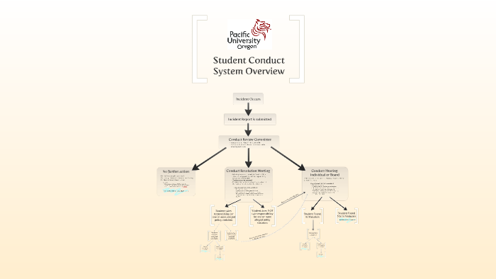 Student Conduct System Flowchart by Lindsey Blem on Prezi