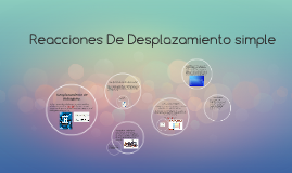 Reacciones De Desplazamiento Simple By Seyshelle Roach