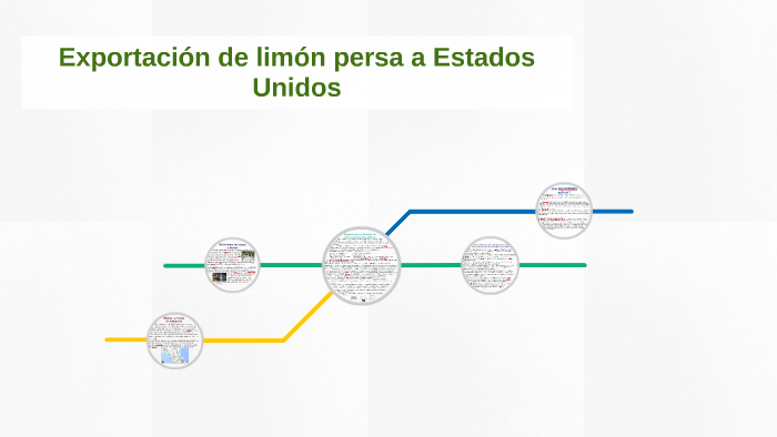 Exportación de limón persa a Estados Unidos by Benjamin Jimenez Elvira