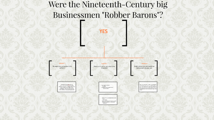 Реферат: THE ROBBER BARONS OF THE 19TH CENTURY
