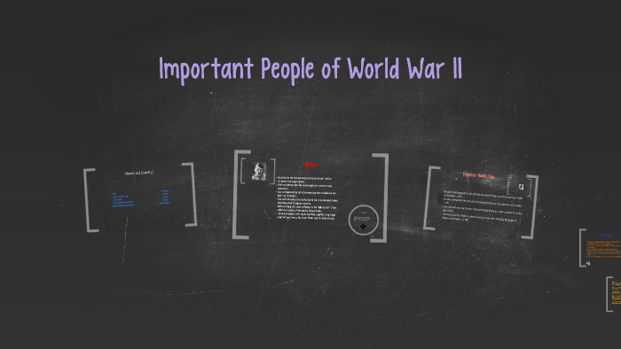 Important People of World War II by codi besta on Prezi