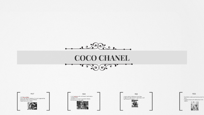 coco chanel prezi