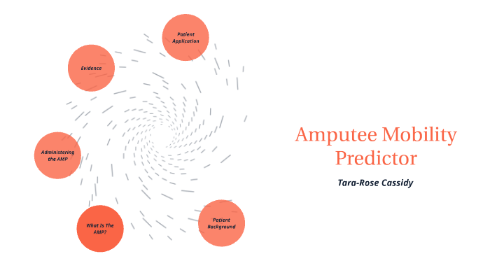 Amputee Mobility Predictor (AMP) By Tara-Rose Cassidy On Prezi