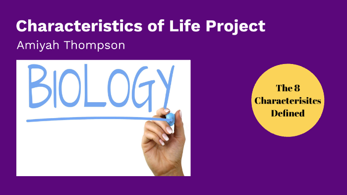 8 Characteristics of Life in Biology