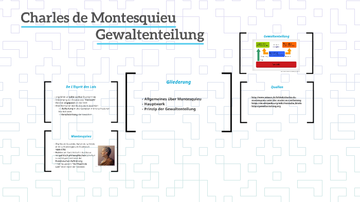 Charles De Montesquieu Gewaltenteilung