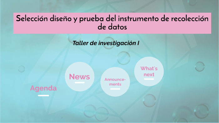 Selección diseño y prueba del instrumento de recolección de datos by
