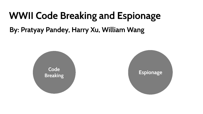 Espionage and Code-Breaking by h w on Prezi