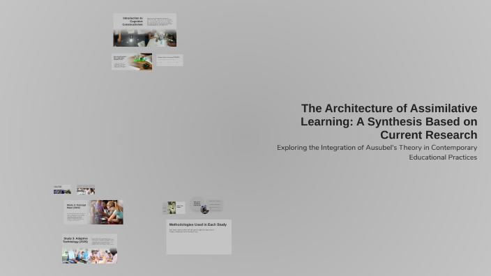 The Architecture of Assimilative Learning: A Synthesis Based on Current ...