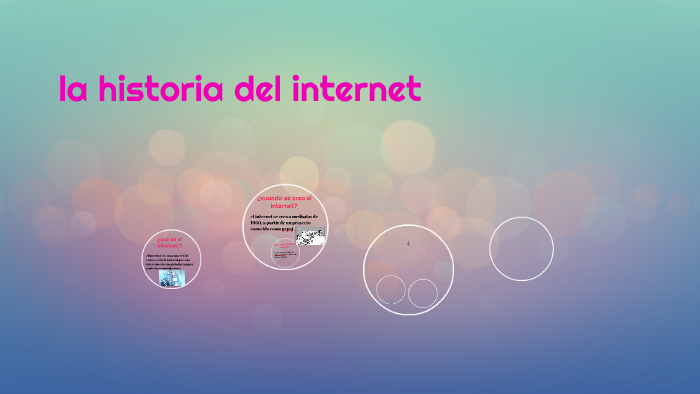 la historia del internet by alexandra rincon on Prezi