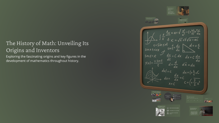 The History of Math: Unveiling Its Origins and Inventors by JP - 09ZZ ...