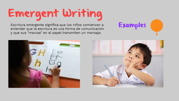 Emergent Writing Examples by Carolina Jorquera on Prezi