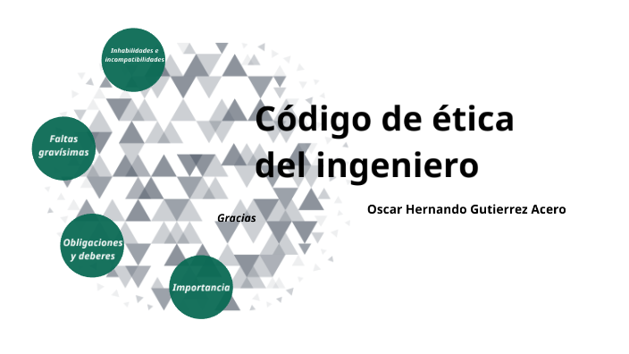 Código de ética del ingeniero by Osca Gutierrez on Prezi