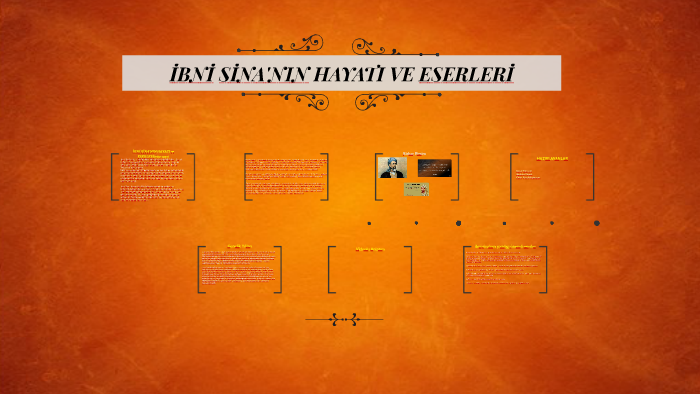 İBNİ SİNA'NIN HAYATI VE ESERLERİ by Sallem Uslu on Prezi