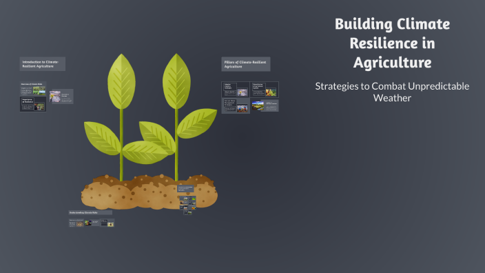 Building Climate Resilience in Agriculture by Bharath Siva on Prezi