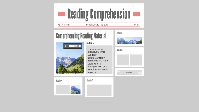 Reading Comprehension by Kieara Hayes on Prezi