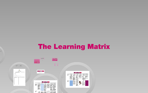 The Learning Matrix by jeni gilbert on Prezi