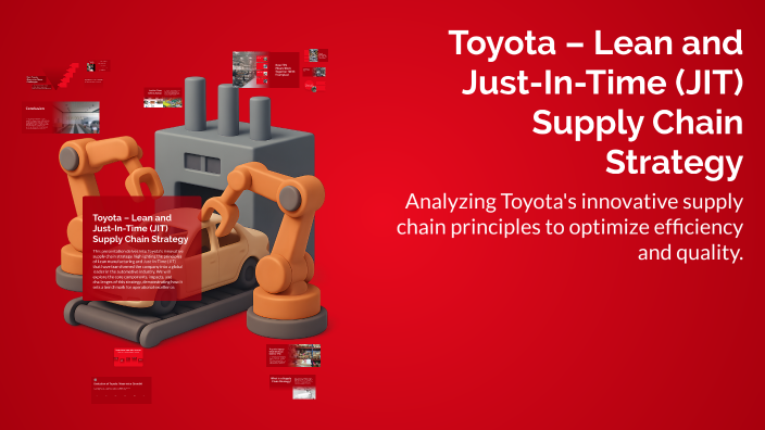 Toyota – Lean and Just-In-Time (JIT) Supply Chain Strategy by Mohammad ...