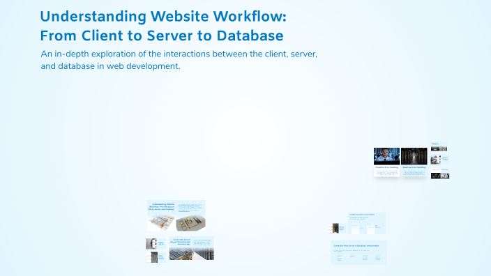 Understanding Website Workflow: From Client to Server to Database by ...