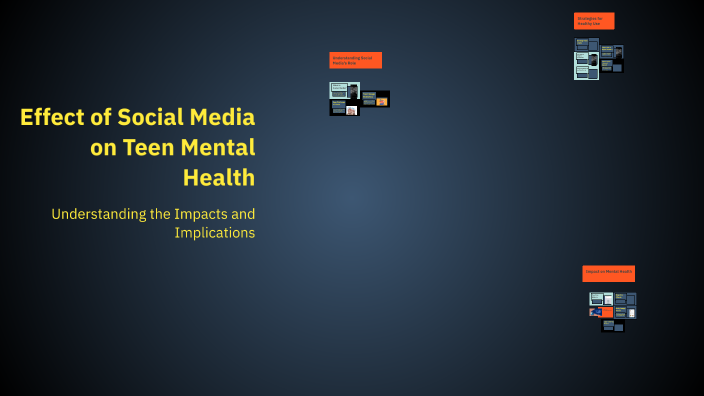 Effect of Social Media on Teen Mental Health by Jellejoy Castillo on Prezi